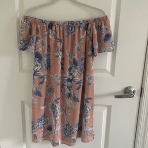 Off the shoulder dress